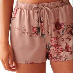 La Vie En Rose Satin Shorts